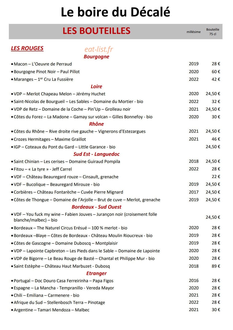 Le Décalé — carte page 4