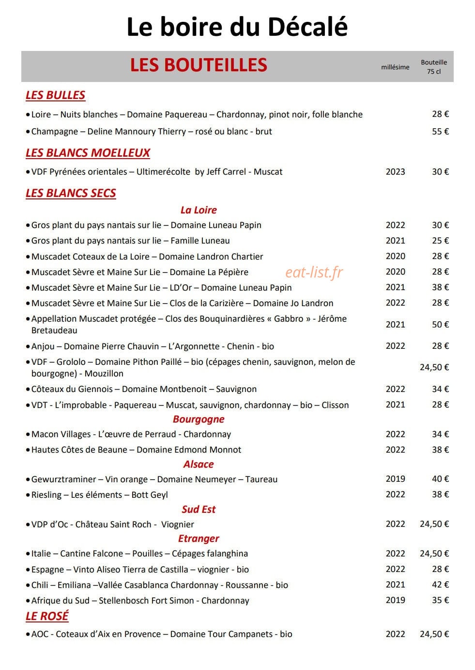 Le Décalé — carte page 3
