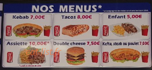 Maxi-Kebab — carte page 2
