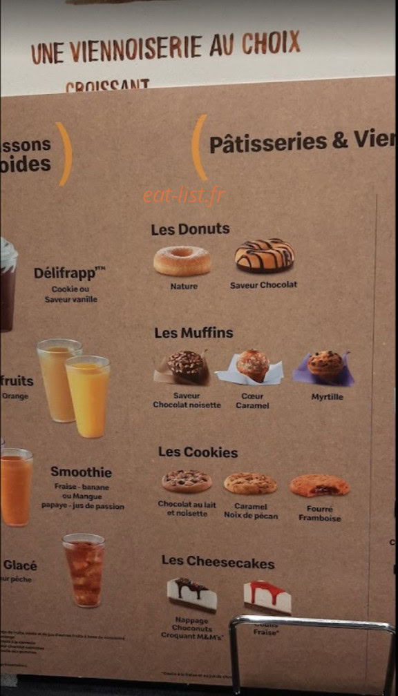 McDonald's — carte page 1