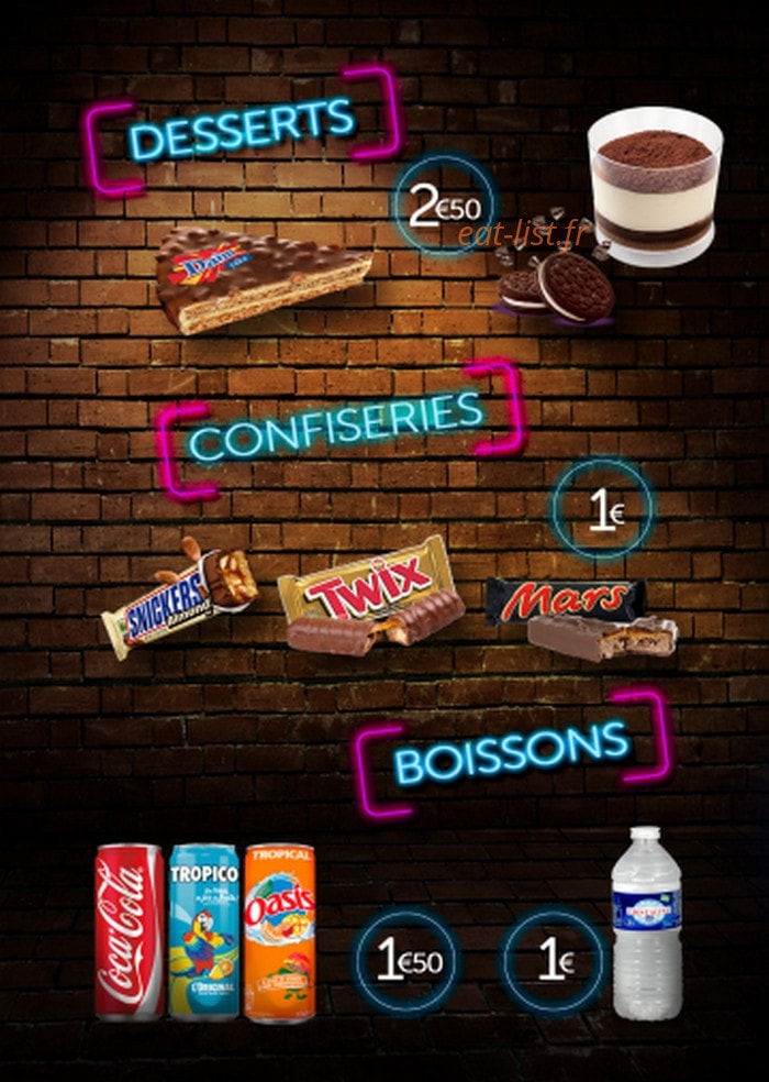 Night Eat — carte page 2