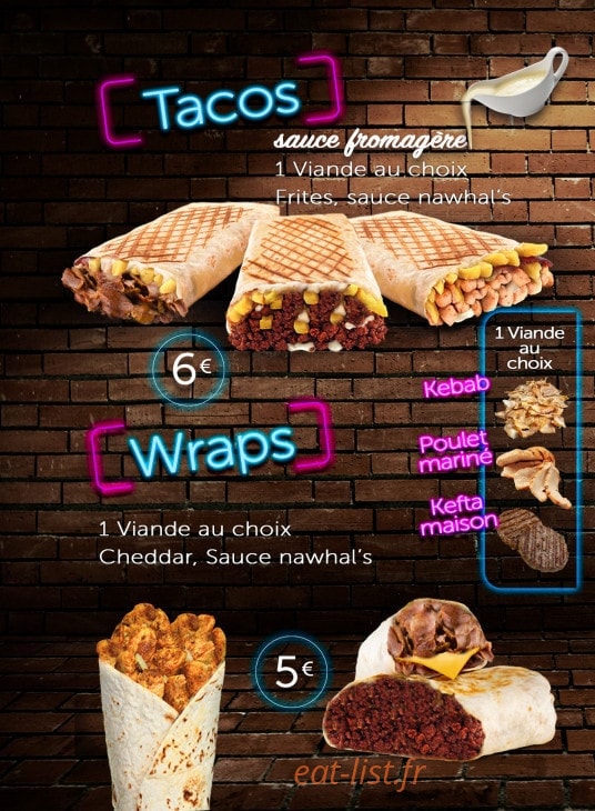 Night Eat — carte page 3