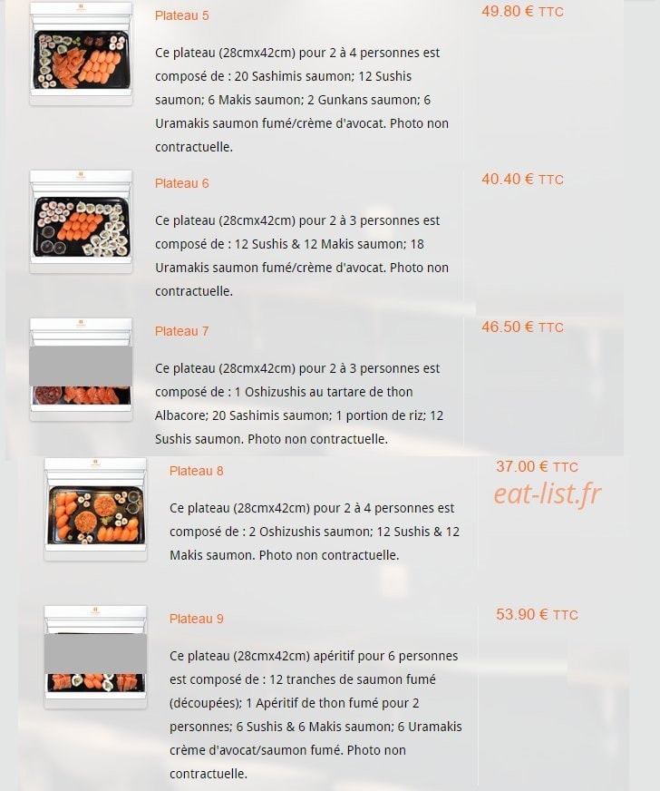 Pause Saumon — carte page 10