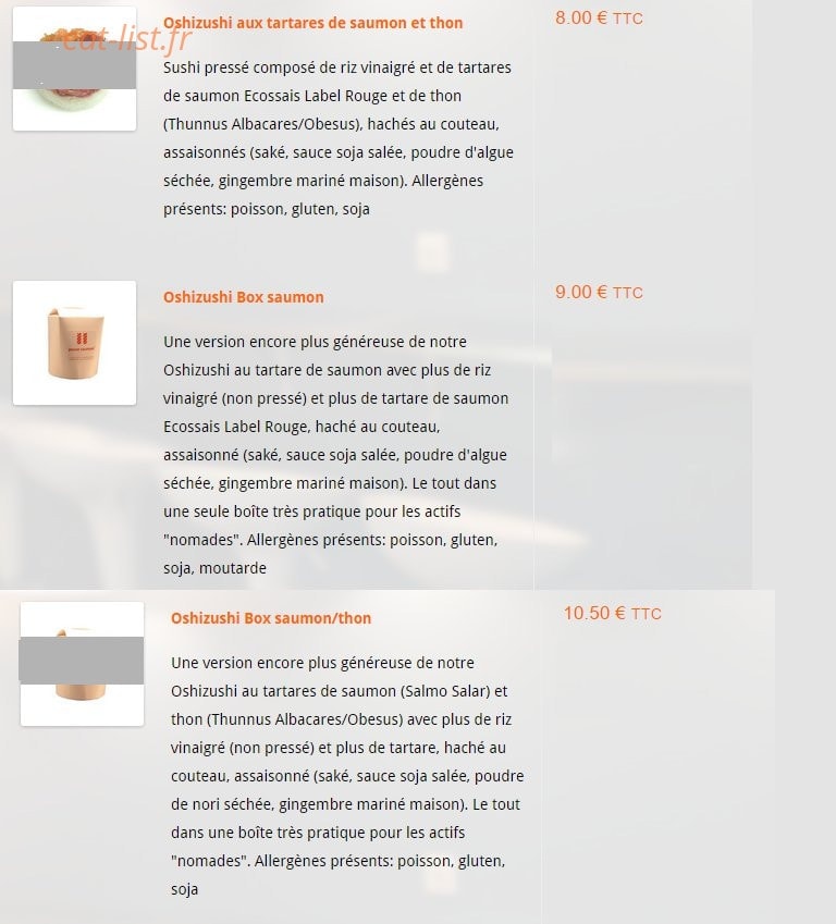Pause Saumon — carte page 16