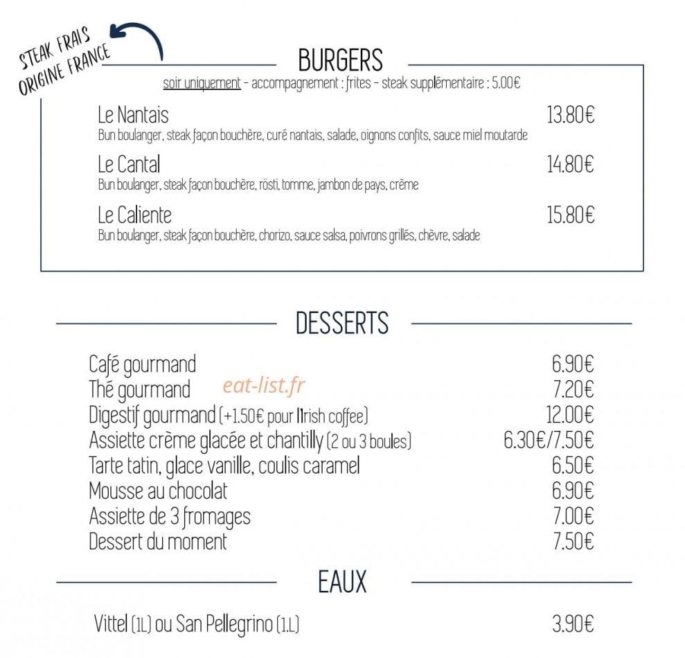 Pub Guinness — carte page 2