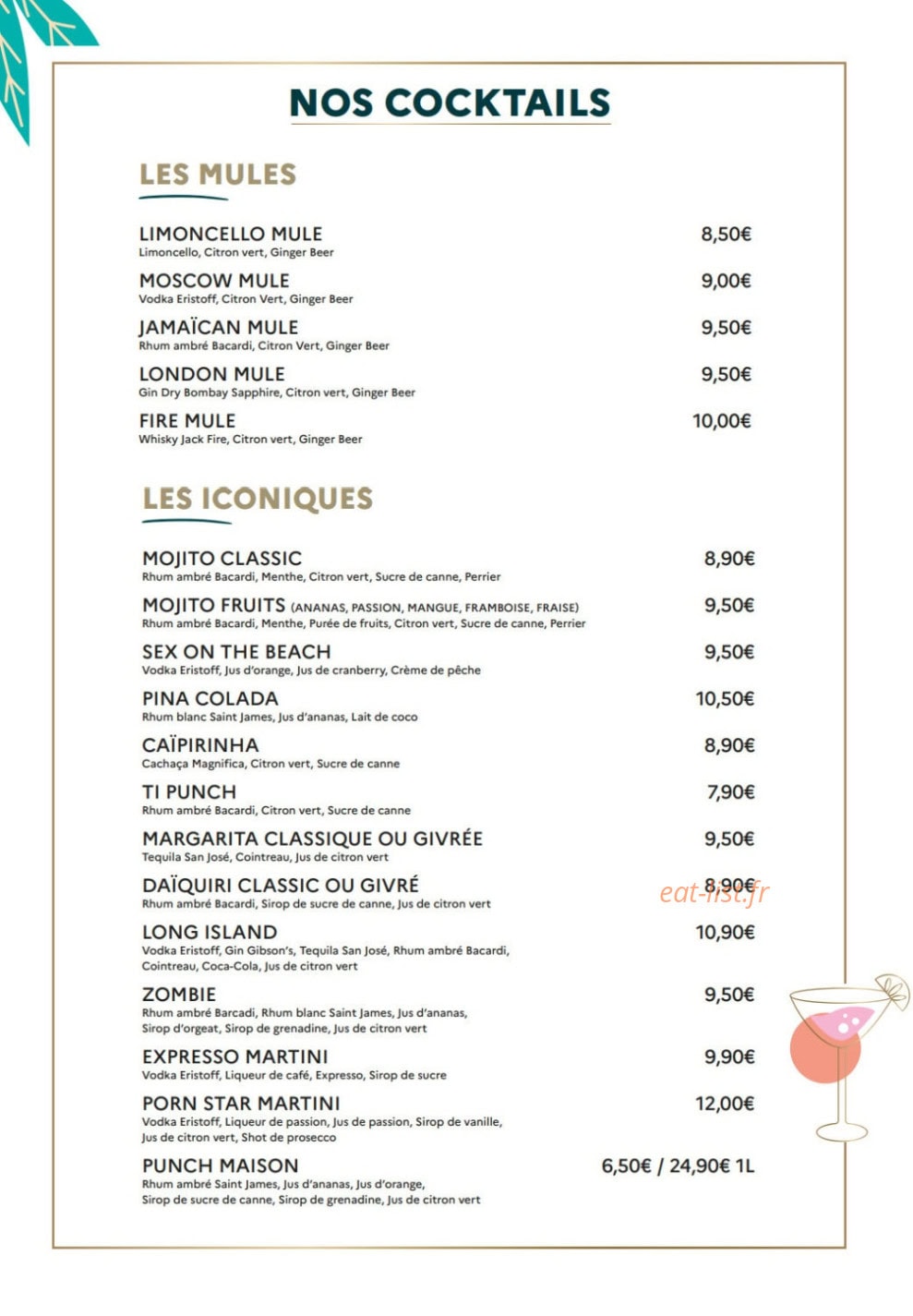 West Side Garden — carte page 3