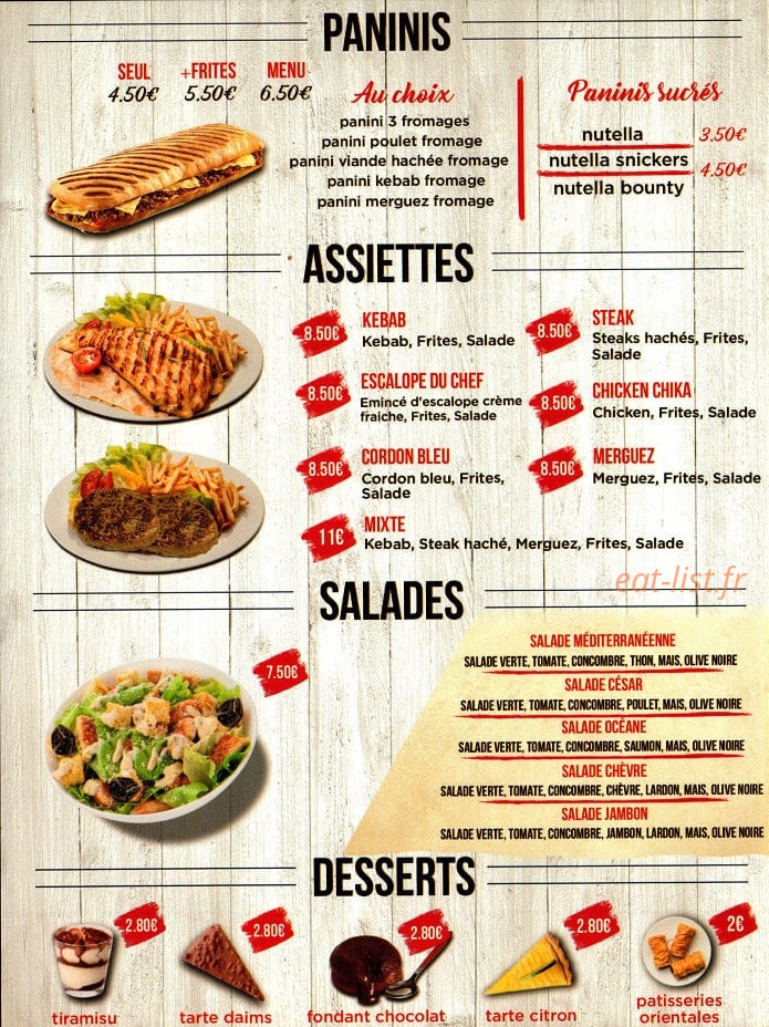Kebab Bouaye City Food — carte page 3