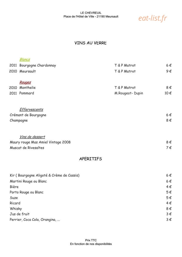 Le Floral — carte page 2