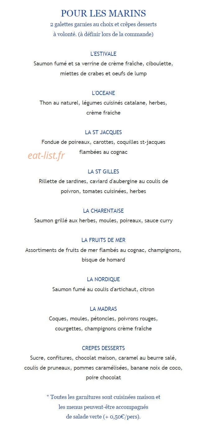 Le Temps d 'une Crêpe — carte page 3