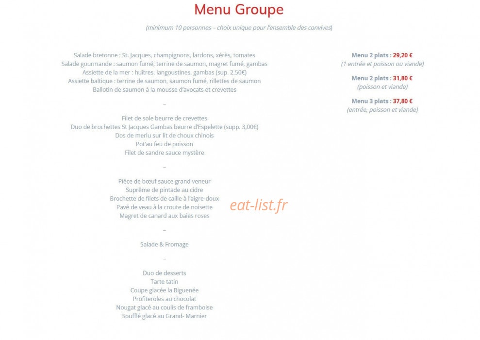 La Biguenée — carte page 1