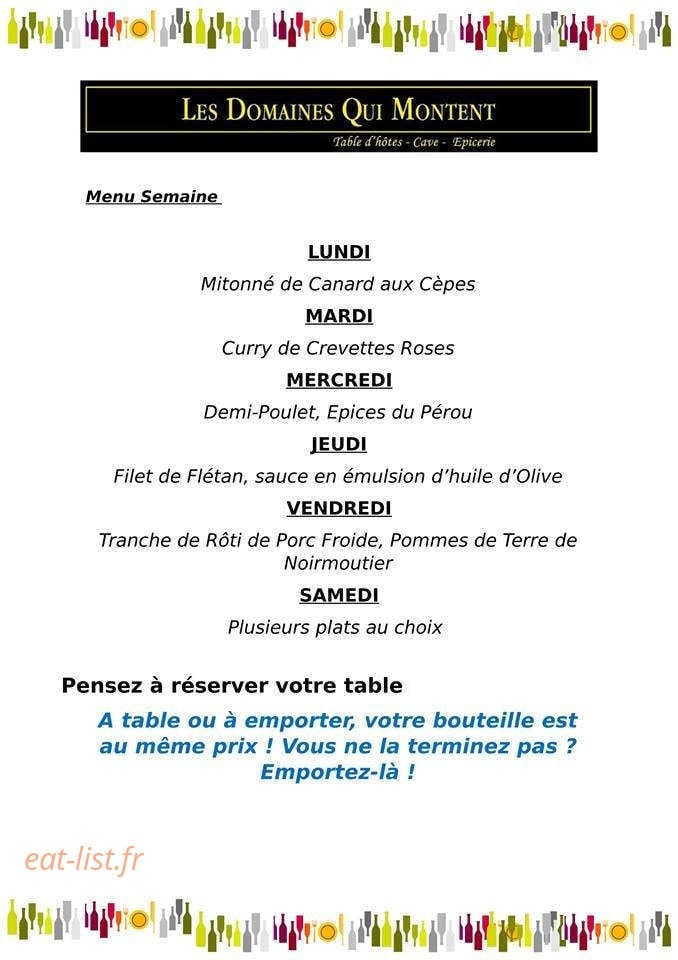 Les Domaines qui Montent — carte page 1