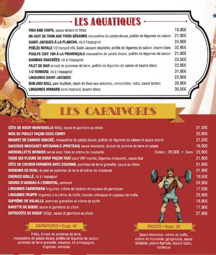 Circus — carte page 4