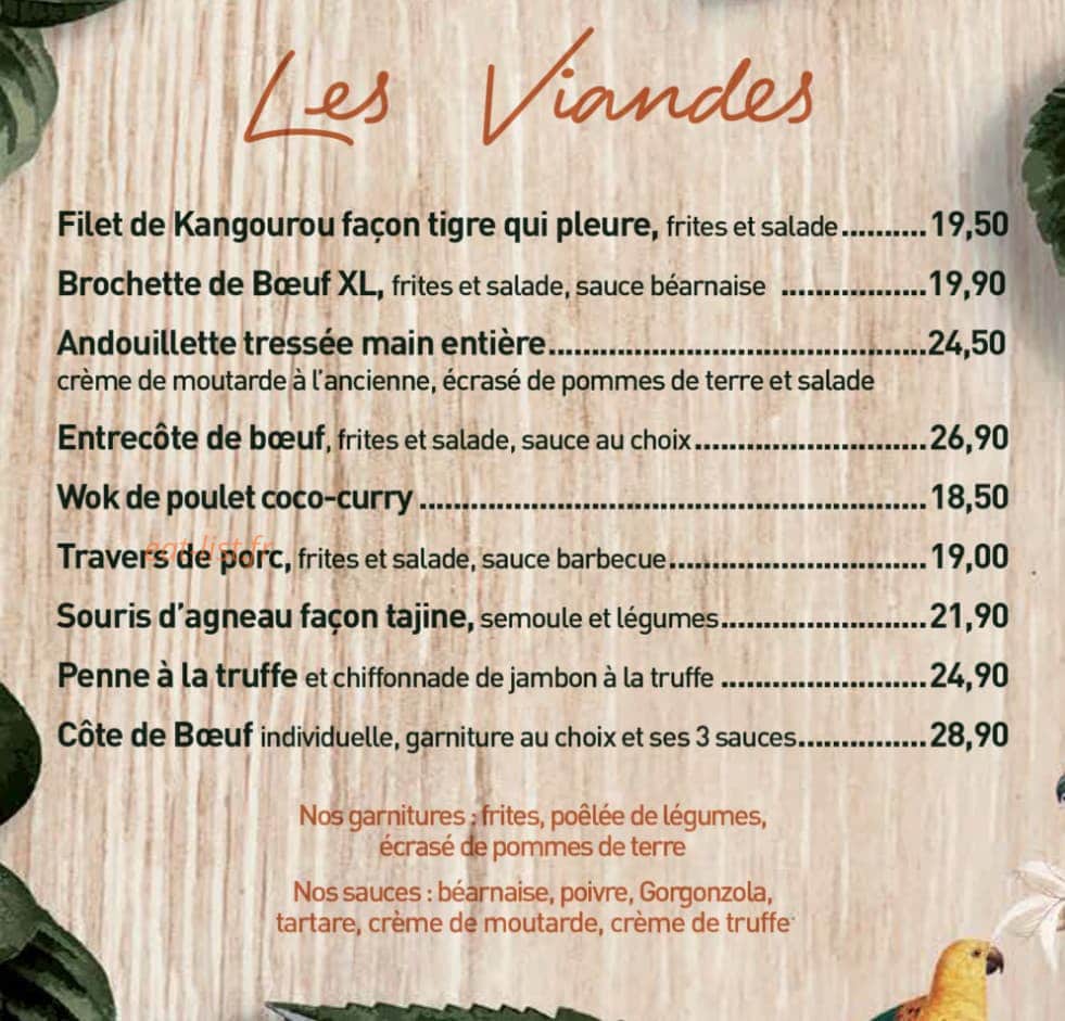 The Jungle — carte page 6