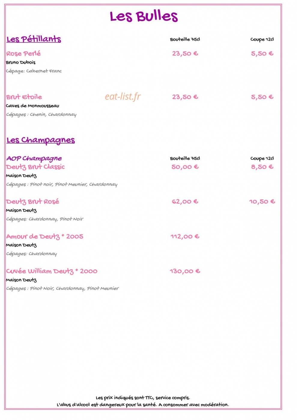 Villa Belle Rive — carte page 14