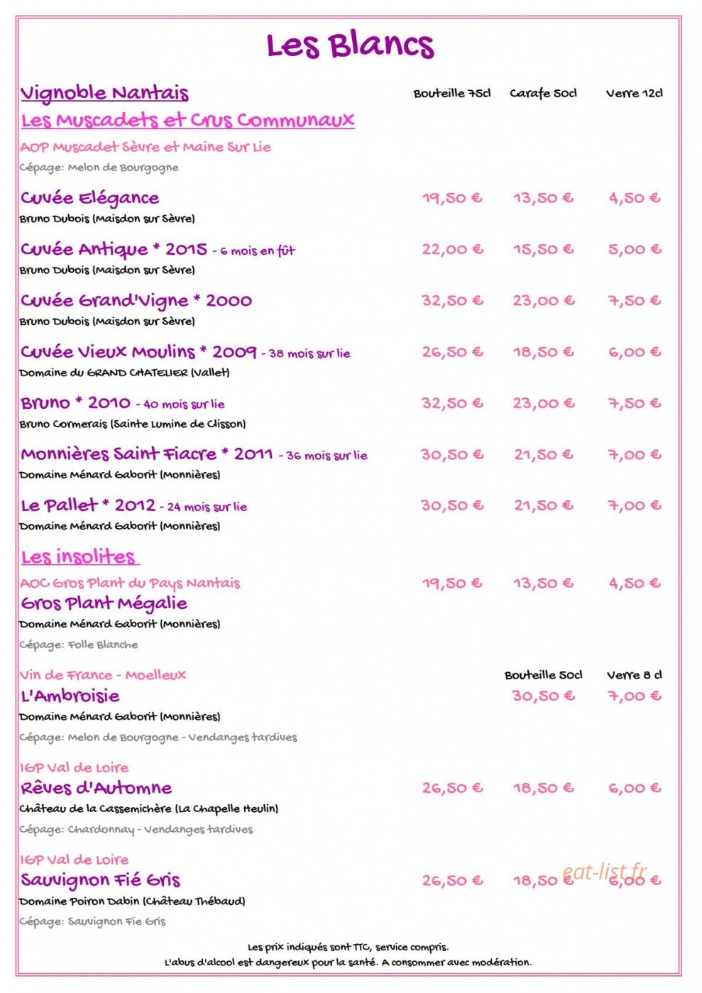 Villa Belle Rive — carte page 7