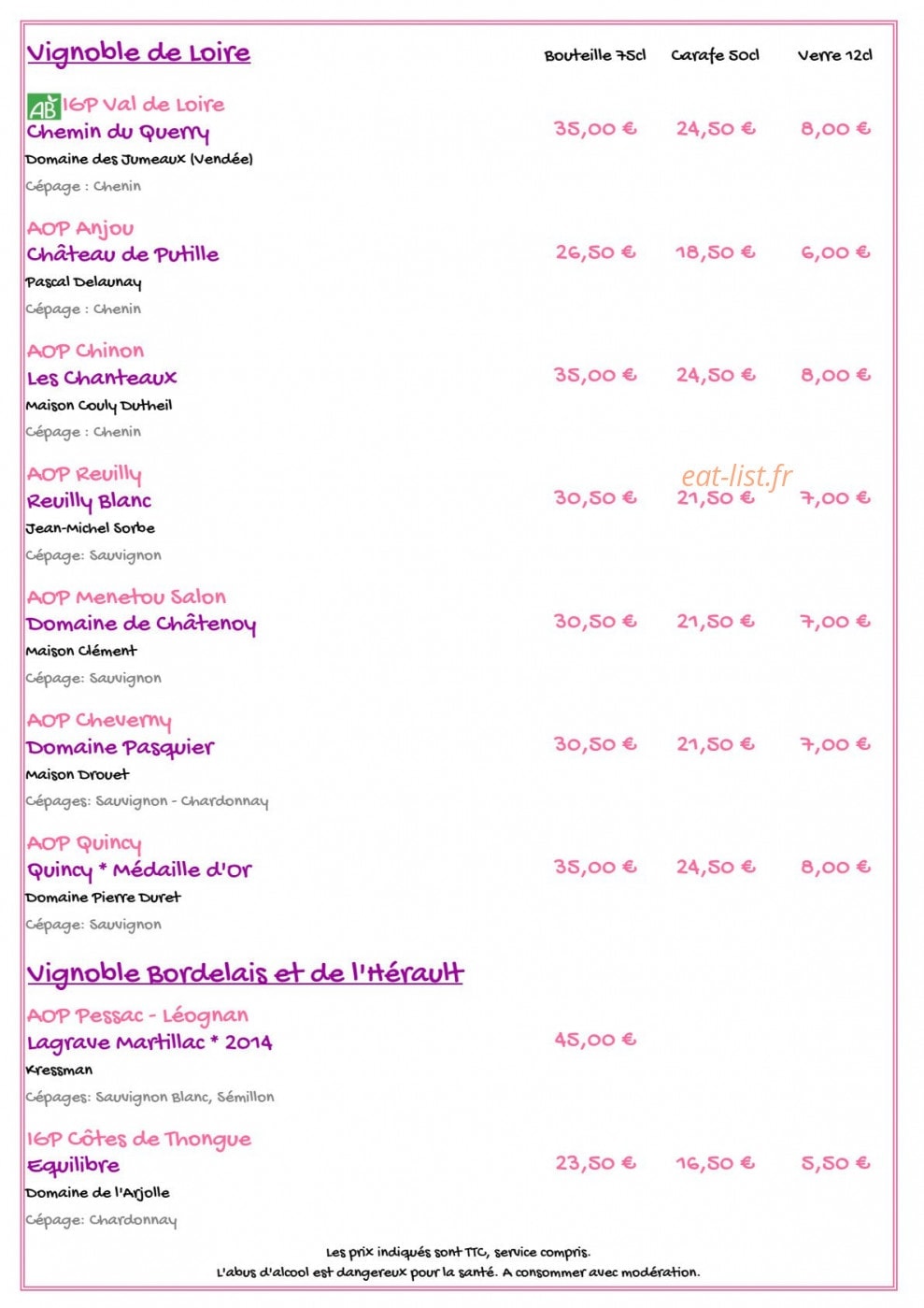 Villa Belle Rive — carte page 8