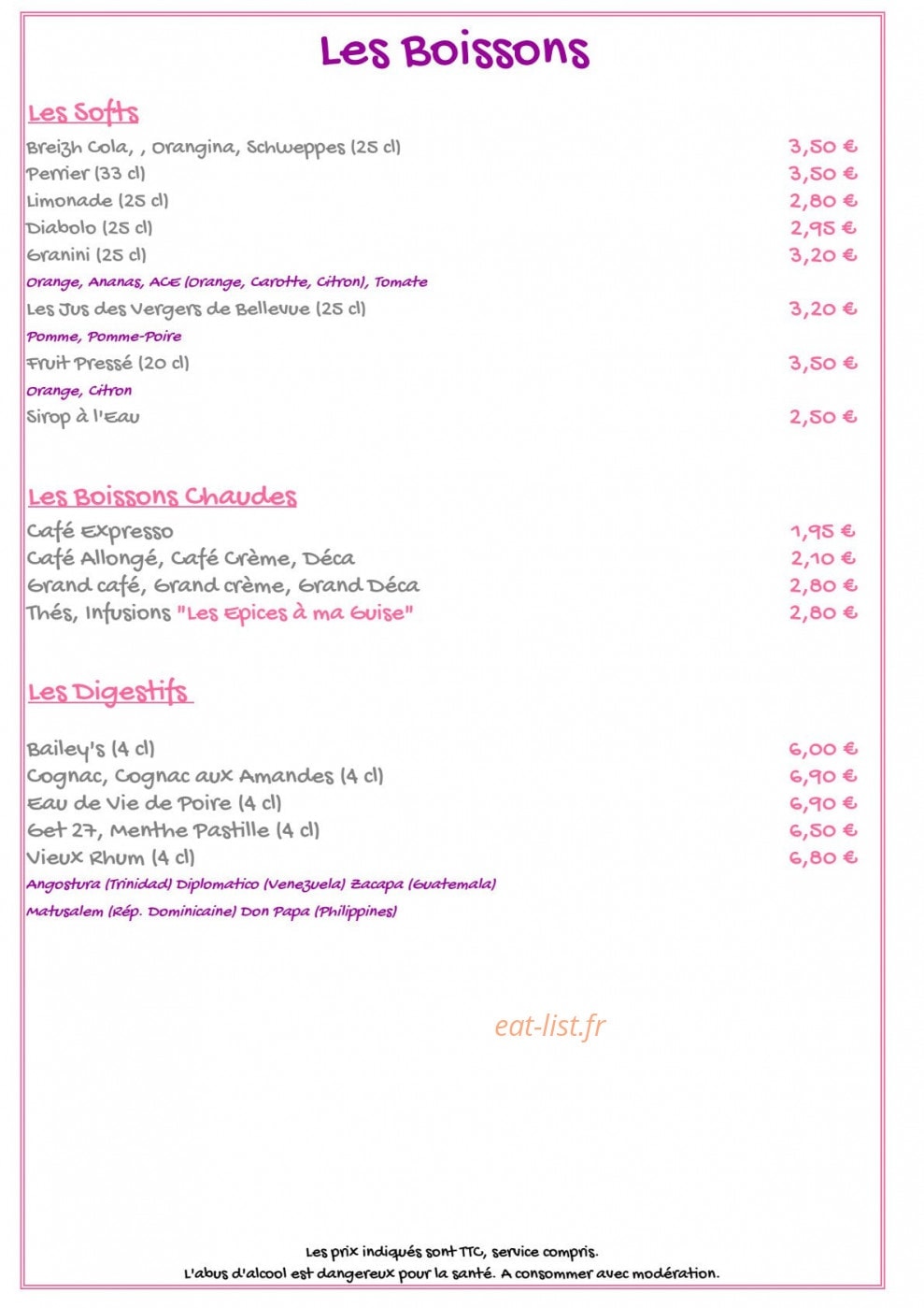 Villa Belle Rive — carte page 15