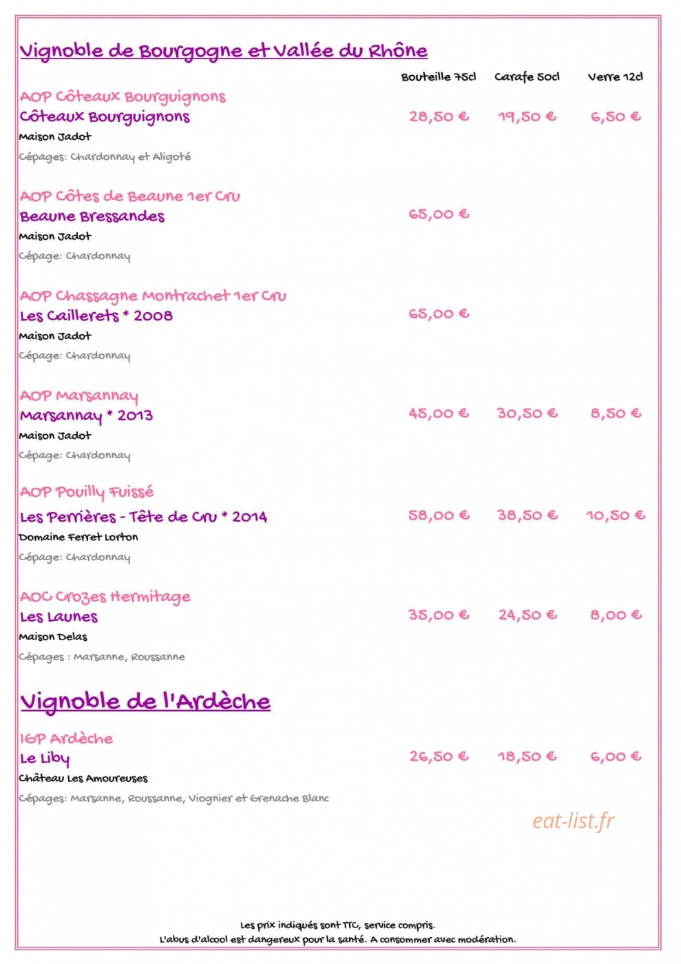 Villa Belle Rive — carte page 9
