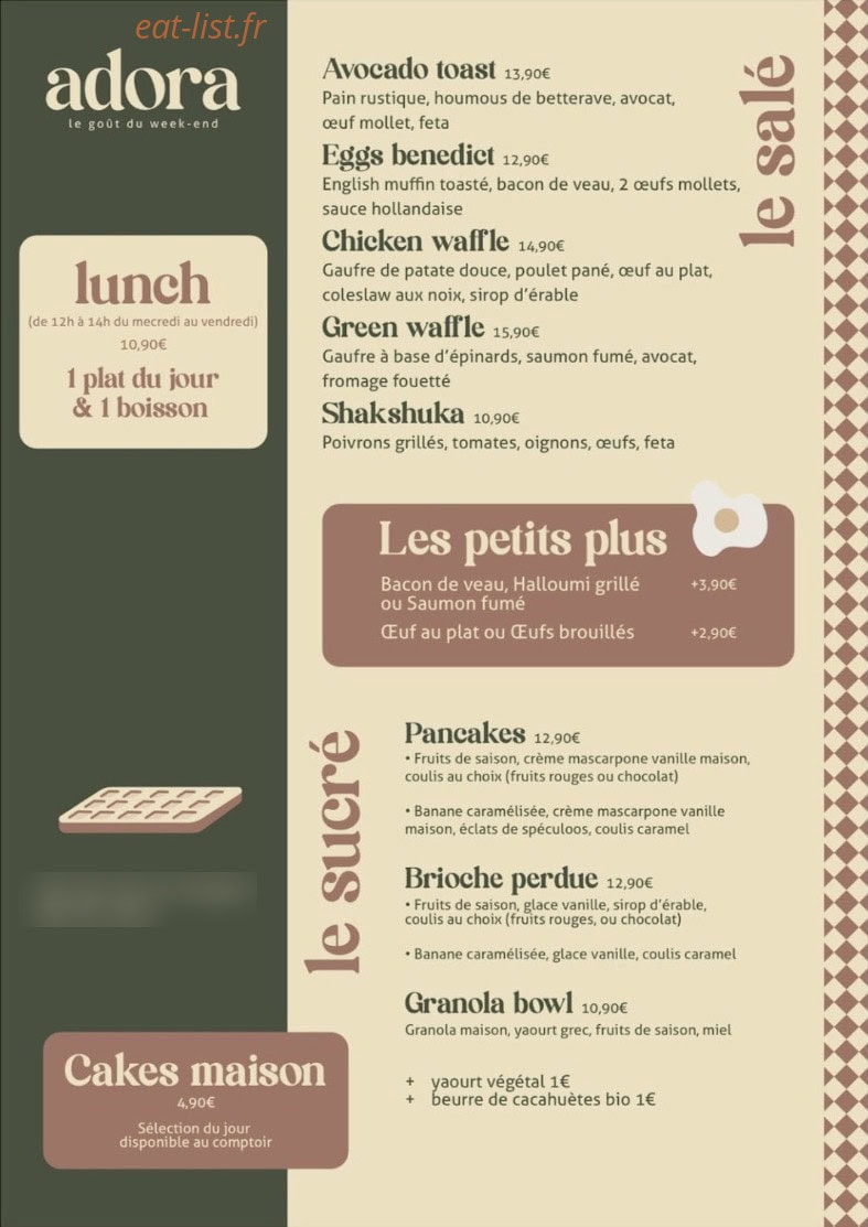 Adora — carte page 1