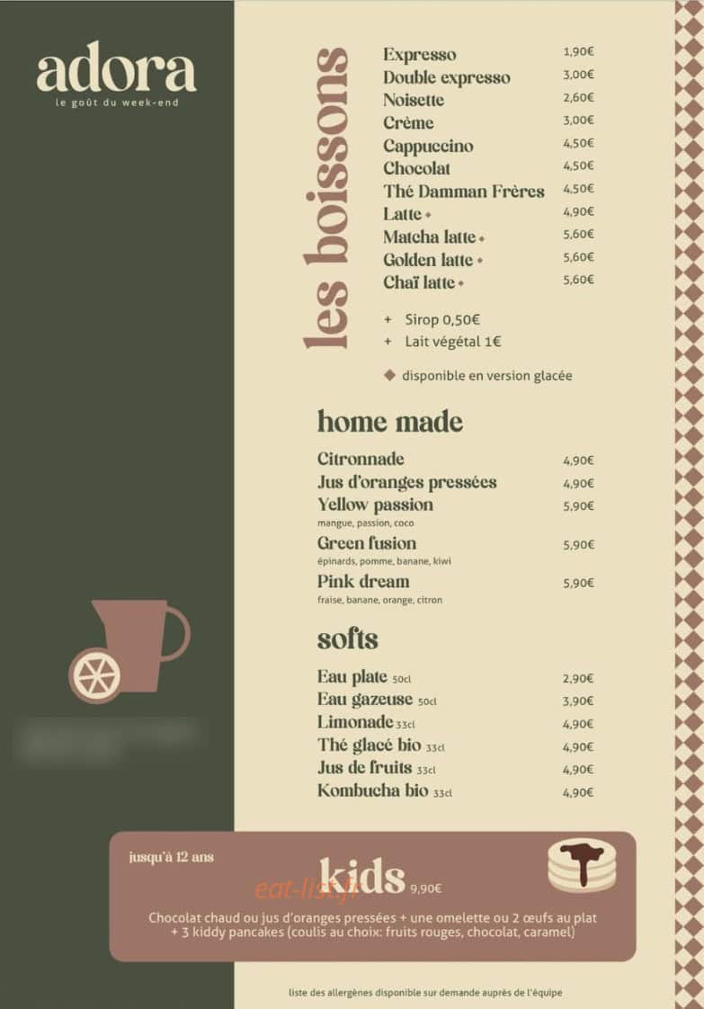 Adora — carte page 2