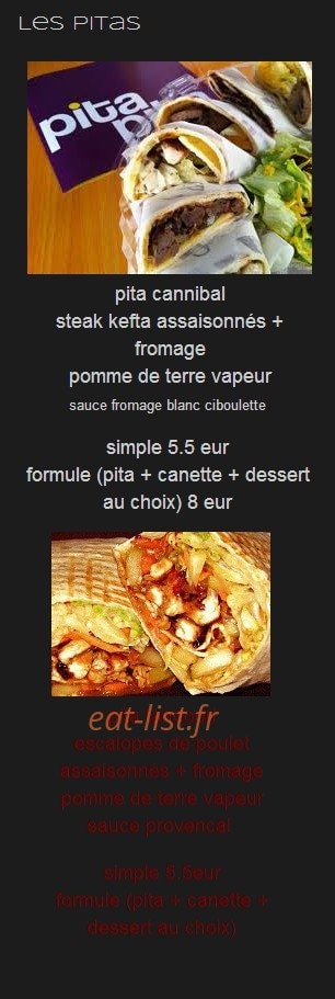 Allo Burger Fly — carte page 1