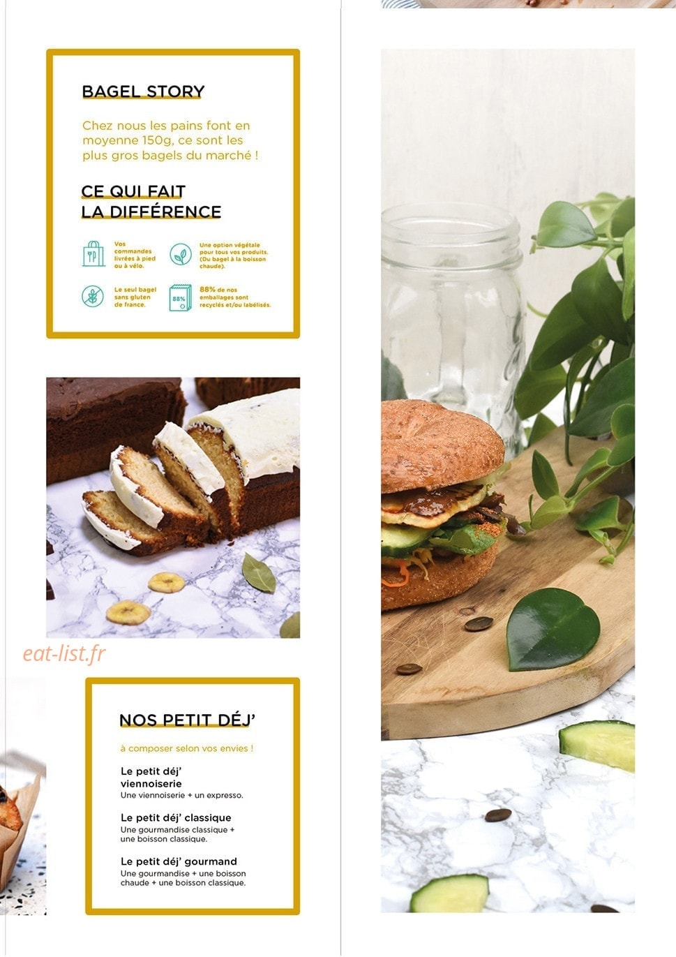 Bagel corner — carte page 2