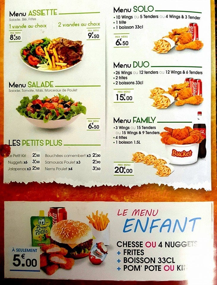 Best Food — carte page 3