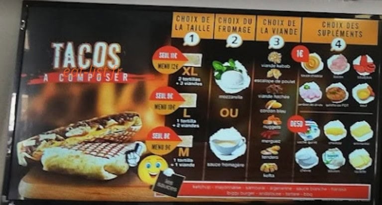 Best'sandwichs — carte page 1