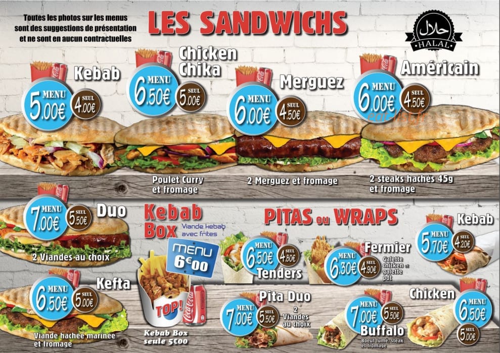 Bestof burger — carte page 5