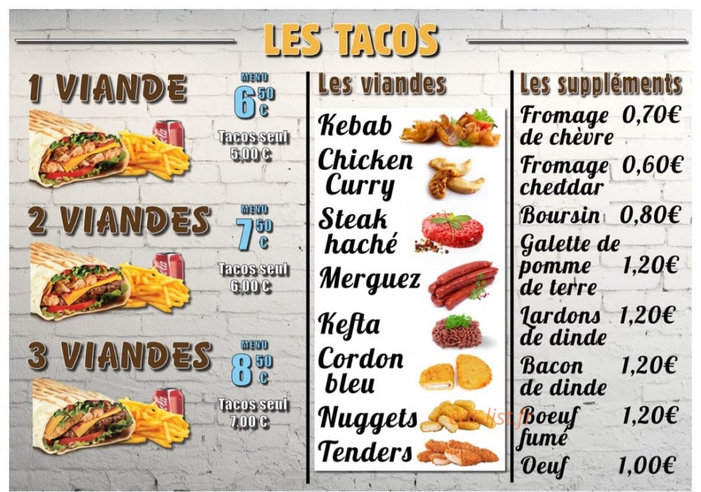 Bestof burger — carte page 4