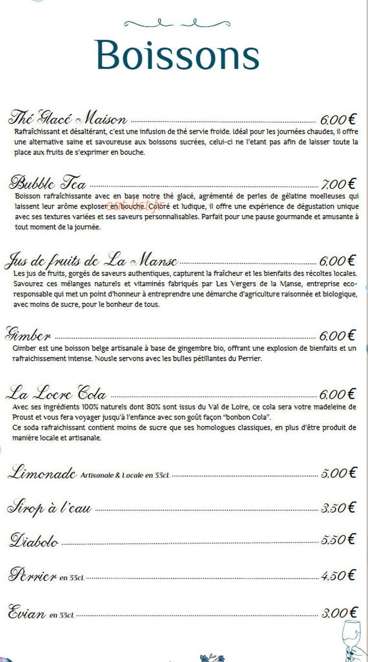 Bio Tea Flor — carte page 5