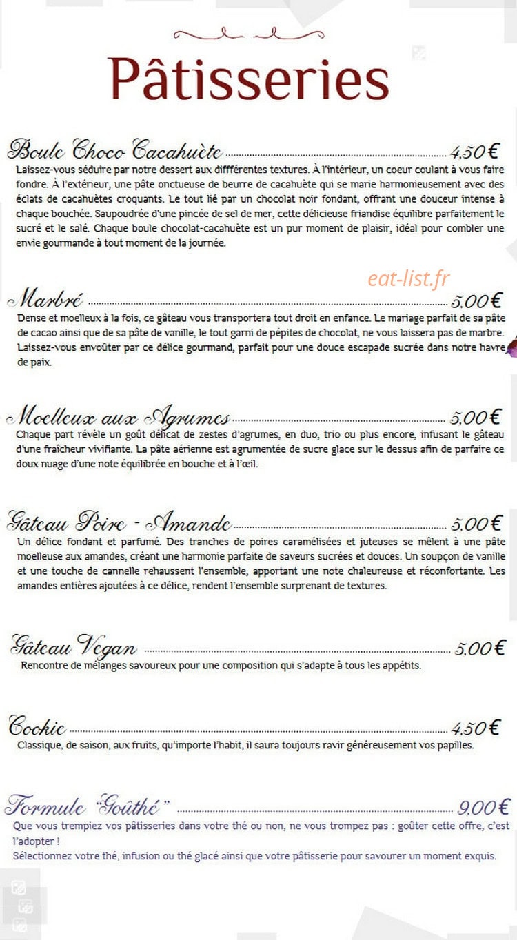 Bio Tea Flor — carte page 3