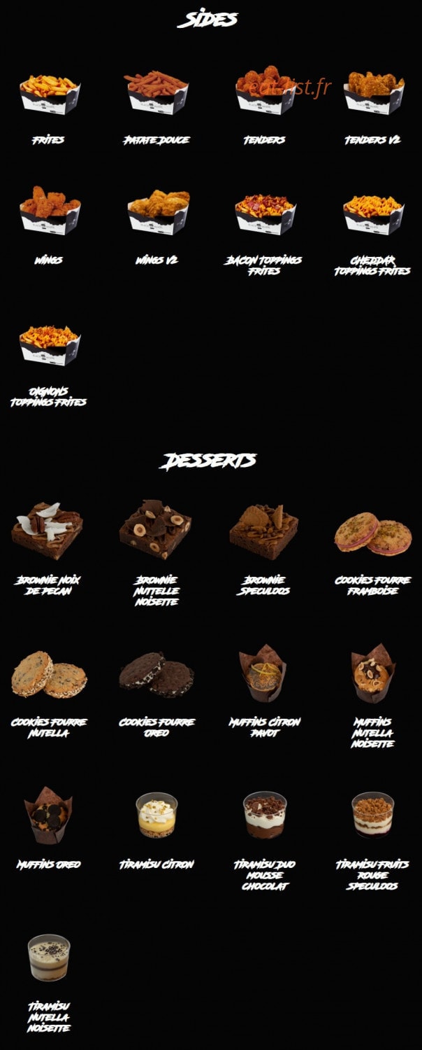 Black And White Burger — carte page 3