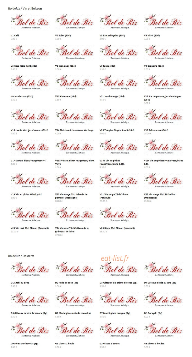 Bol de Riz — carte page 3