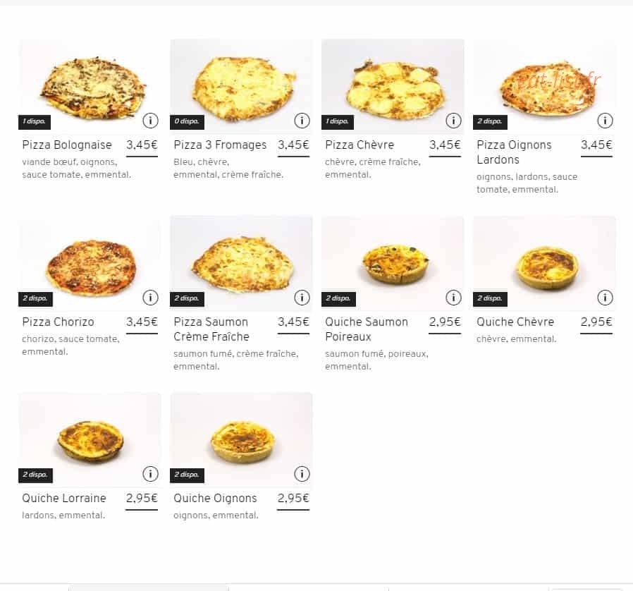 Boulangerie Katy & Frederic — carte page 3