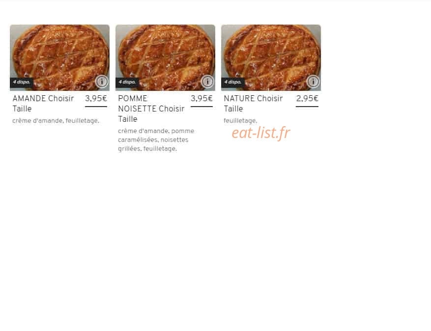 Boulangerie Katy & Frederic — carte page 7