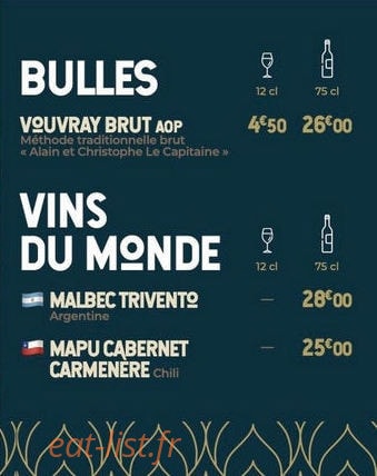 Brasserie Madeleine Orleans — carte page 16