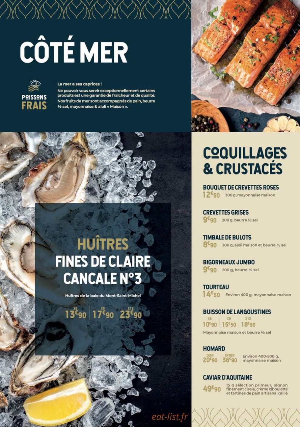 Brasserie Madeleine Orleans — carte page 4