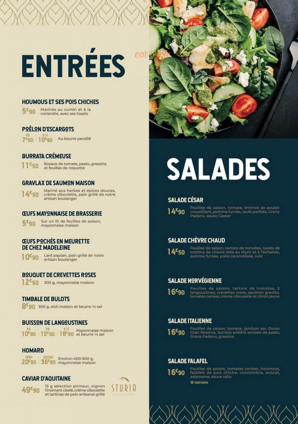 Brasserie Madeleine Orleans — carte page 2