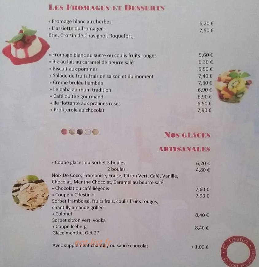 C'festin — carte page 3