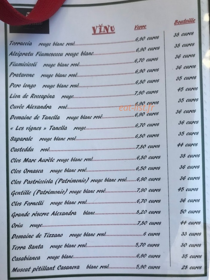 Chez Antoinette — carte page 2
