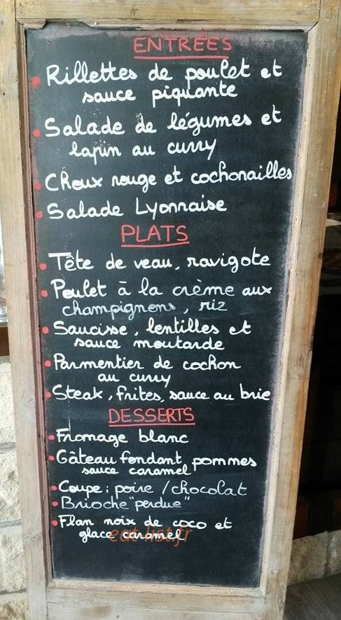 Chez les Jacquin — carte page 2