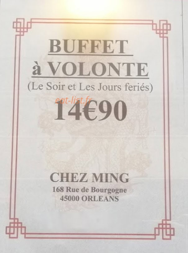 Chez Ming — carte page 3