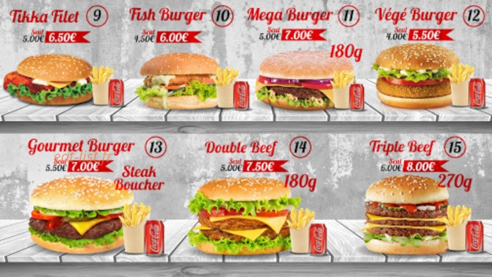 Chicken Flavor — carte page 2