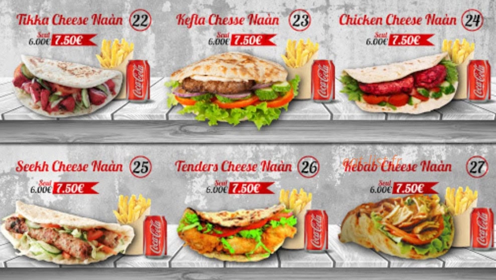 Chicken Flavor — carte page 4