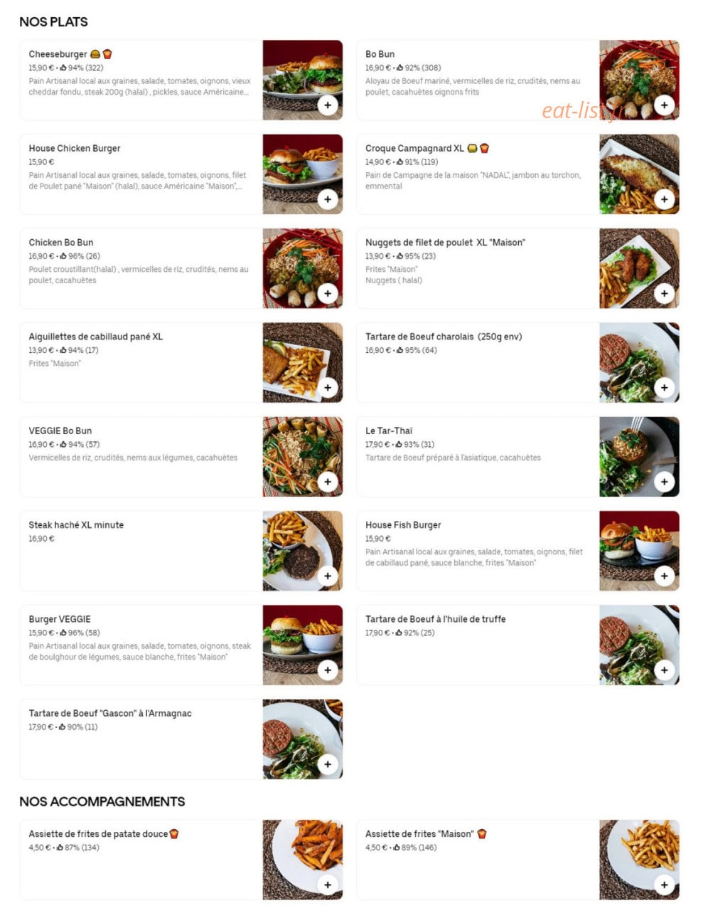 Comptoir Studio 16 — carte page 2