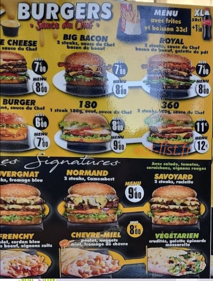 Crock express — carte page 1