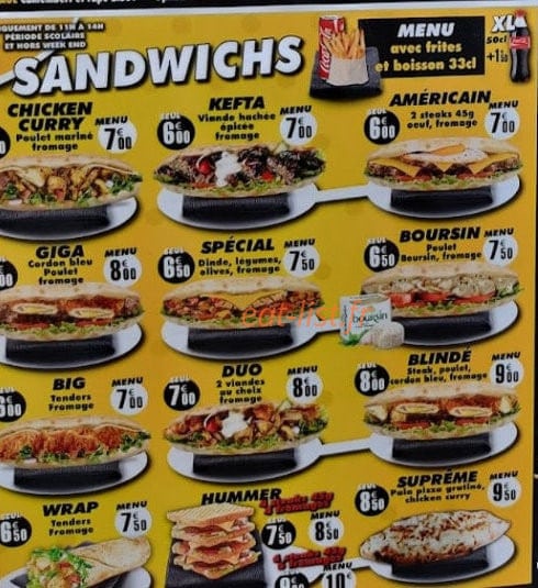 Crock express — carte page 3