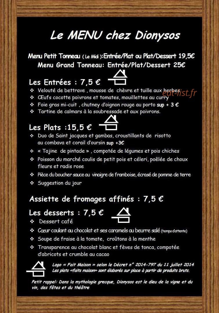 Dionysos — carte page 1