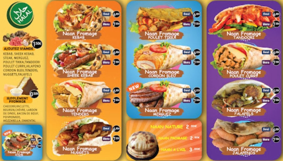 Food Sparks — carte page 5
